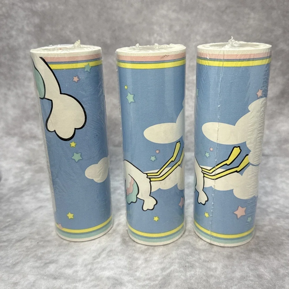VTG Judi's Originals Bundles Baby Stork Wallpaper Border Lot of 3 24ft Spools